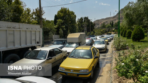 ترافیک سنگین جاده‌های شمالی