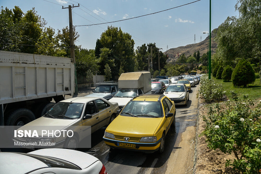 ترافیک سنگین جاده‌های شمالی